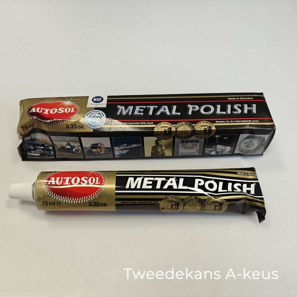 Autosol Cromo Pulido Metal & Alu Limpiador 75 ml